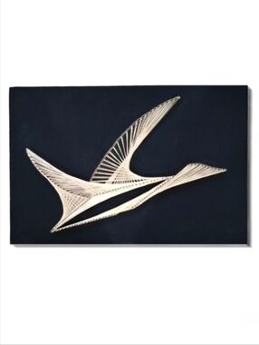 Midcentury Modern Canada Goose String Art Wall Decor